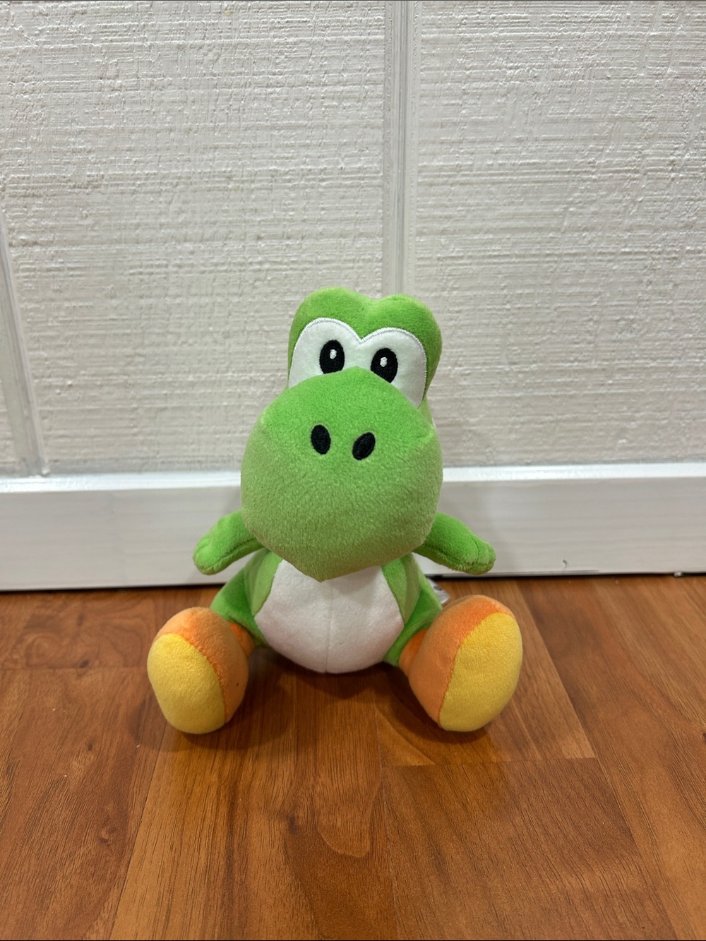 Green Plush Dinosaur Stuffed Toy - Soft Cuddly Kids Companion